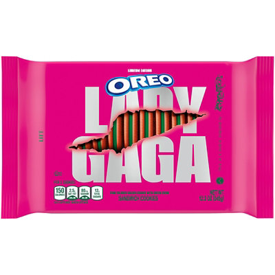 OREO Sandwich Cookies Lady Gaga Inspired Limited Edition - 12.2 Oz