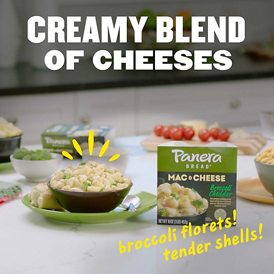 Panera Bread Vegetarian Broccoli Cheddar Mac & Cheese Microwave Meal - 16 Oz