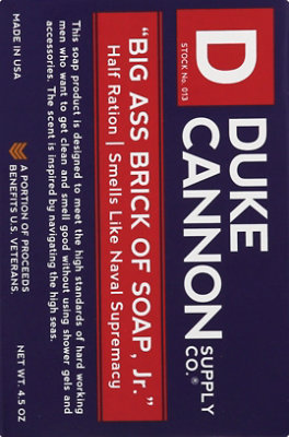 Duke Cannon Big Soap Naval Supremacy Jr - 4.5 OZ - Image 5