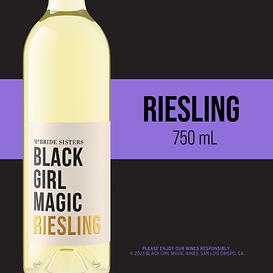 Black Girl Magic California Riesling Wine - 750 Ml