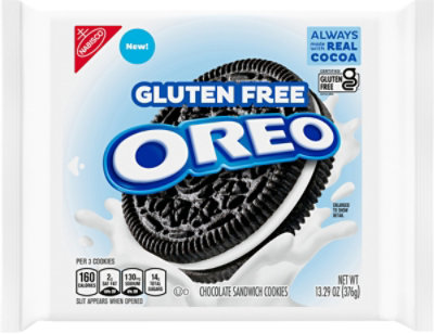 OREO Gluten Free Chocolate Sandwich Cookies - 13.29 Oz - Image 2