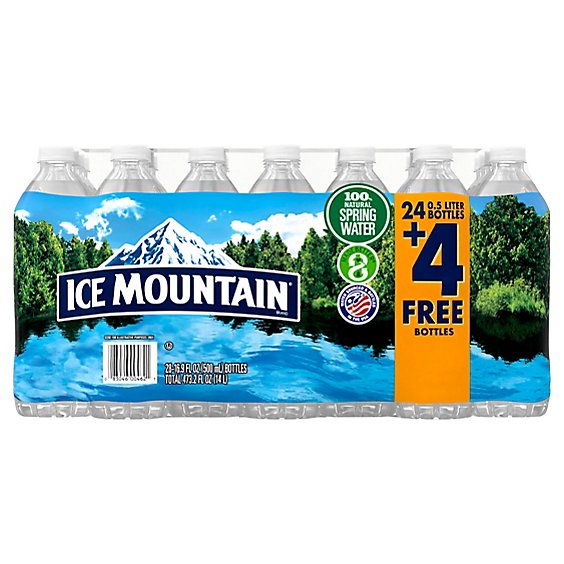 Ice Mountain Spring Water - 28-16.9FZ