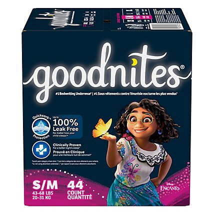 Goodnites Nighttime Bedwetting Underwear for Girls - 44 Count - Image 9