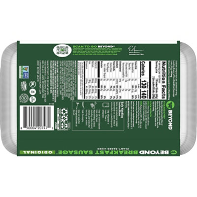 Beyond Meat Beyond Breakfast Sausage Plant Based Classic Breakfast Links - 8.3 Oz - Image 6