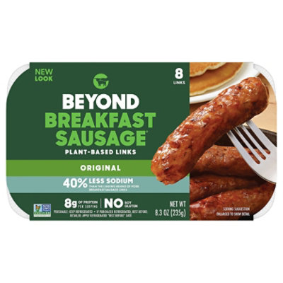 Beyond Meat Beyond Breakfast Sausage Plant Based Classic Breakfast Links - 8.3 Oz - Image 1