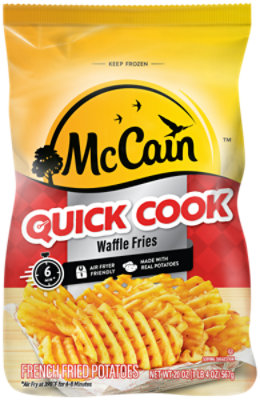 McCain Quick Cook Waffle Fries - 20 Oz - Image 1