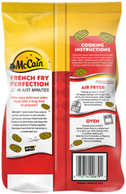 McCain Quick Cook Waffle Fries - 20 Oz - Image 2