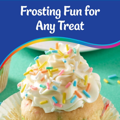 Pillsbury Fluffy Frost Funfetti Vanilla Marshmallow Flavored Frosting Tub - 12 Oz - Image 4