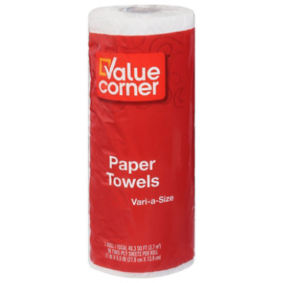 Value Corner Paper Towels - 1 Roll
