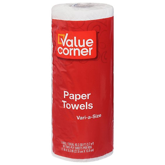 Value Corner Paper Towels - 1 RL