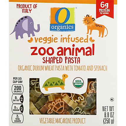 O Organics Pasta Veggie Zoo Animal  OZ - Safeway