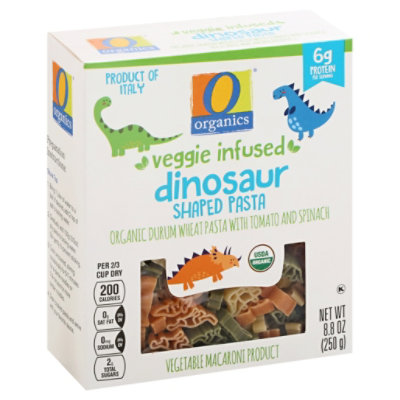 O Organics Pasta Veggie Dinosaur - 8.8 OZ