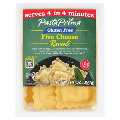 Pasta Prima Cheese Ravioli Gluten Free - 14 OZ