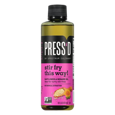 Spectrum Naturals Safflower Sesame Oil - 16 OZ