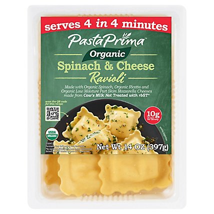 Pasta Prima Organic Spinach & Cheese Ravioli - 14 OZ - Image 3