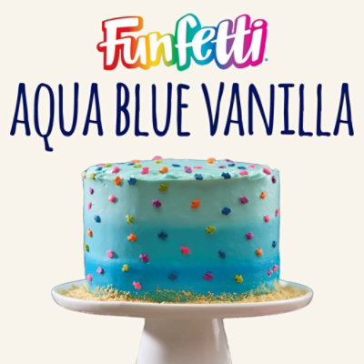 Pillsbury Funfetti Aqua Blue Vanilla Frost - 15.6 Oz - Image 4