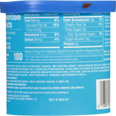 Pillsbury Zero Sugar Creamy Supreme Chocolate Fudge Flavored Premium Frosting - 15 Oz - Image 5