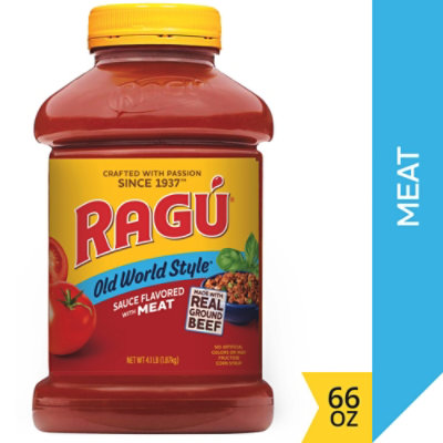 Ragu Old World Style Sauce Flavored with Meat - 66 Oz - Image 1