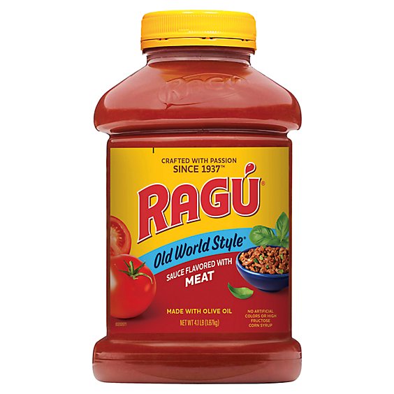Ragu Old World Style Sauce Flavored with Meat - 66 Oz