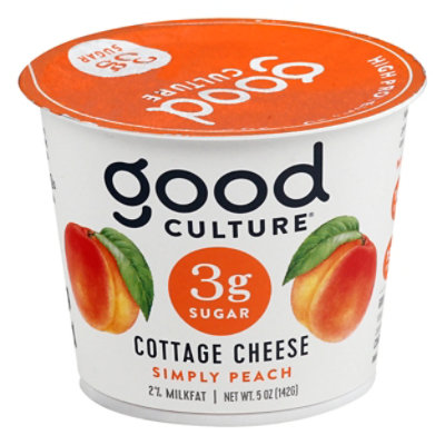 Good Culture Cottage Cheese 3g Peach - 5 OZ - Image 3