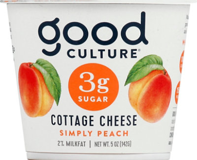 Good Culture Cottage Cheese 3g Peach - 5 OZ - Image 2