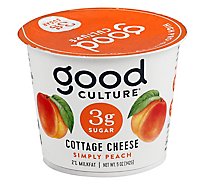 Good Culture Cottage Cheese 3g Peach - 5 OZ