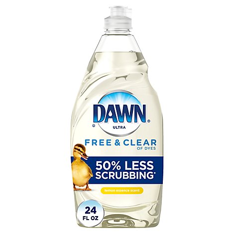 Dawn Free & Clear Lemon Essence Dishwashing Liquid Dish Soap - 24 Fl. Oz.