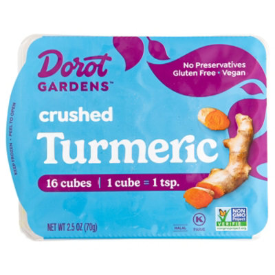 Dorot Crushed Turmeric Oval Cubes - 12.3OZ - Image 2
