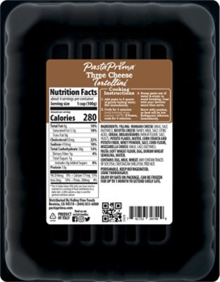 Pasta Prima Three Cheese Tortellini - 14 OZ - Image 6