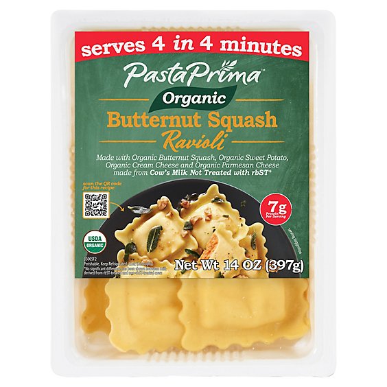 Pasta Prima Organic Butternut Squash Ravioli - 14 OZ