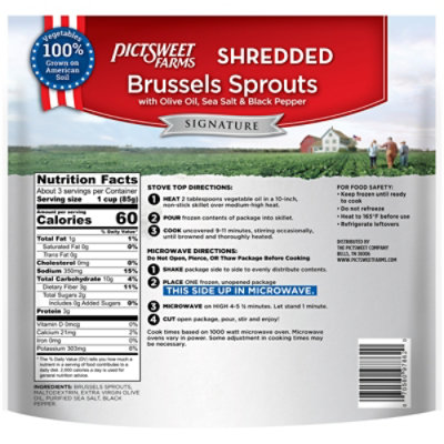 Pictsweet Shredded Brussels Sprouts - 9 OZ - Image 5