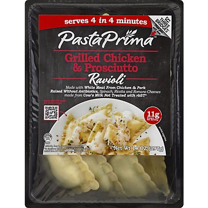 Pasta Prima Grilled Chicken & Prosciutto Ravioli - 14 OZ - Image 2