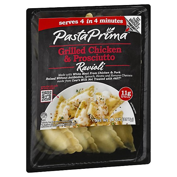 Pasta Prima Grilled Chicken & Prosciutto Ravioli - 14 OZ