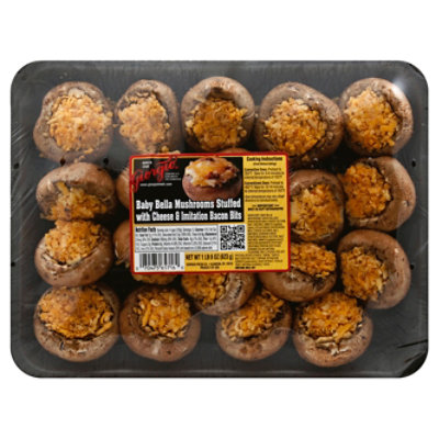 Mushrooms Baby Bella Bacon Stuffed - 22 OZ - Image 1