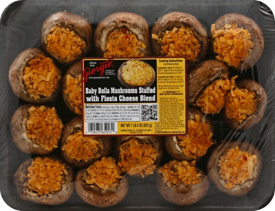 Mushrooms Baby Bella Fiesta Stuffed - 22 OZ - Image 2