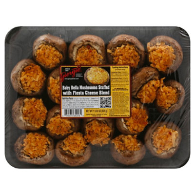 Mushrooms Baby Bella Fiesta Stuffed - 22 OZ - Image 1