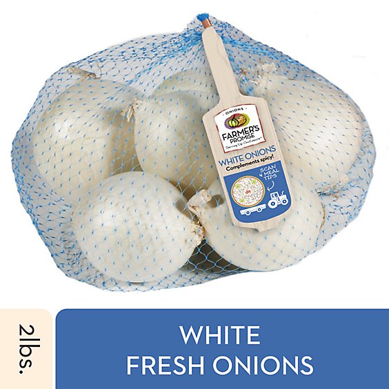 Farmer's Promise White Onion - 2 Lbs