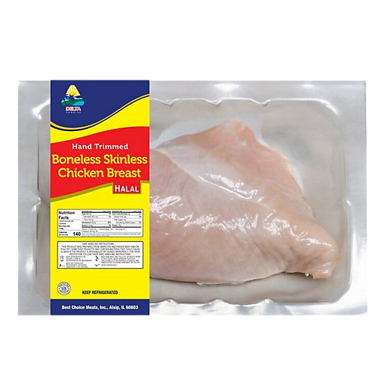 Delta Sunrise Halal Chicken Breast Boneless Skinless - LB