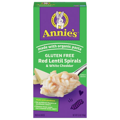 Annies White Cheddar Red Lentil Spirals - 5.5 OZ - Image 3