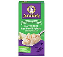 Annies White Cheddar Red Lentil Spirals - 5.5 OZ