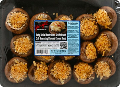 Mushrooms Baby Bella Crab Stuffed - 22 OZ - Image 2