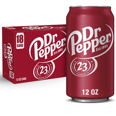 Dr Pepper Soda In Can - 18-12 Fl. Oz. - Image 1