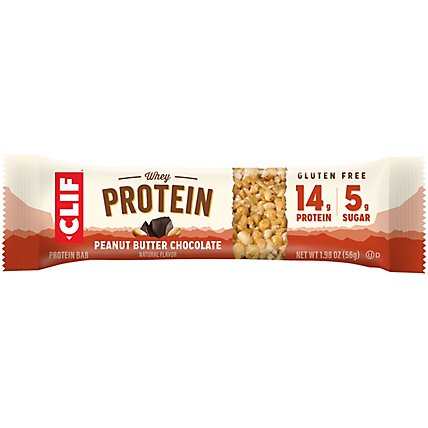 Clif Whey Protein Peanut Butter Chocolate Bar - 1.98 Oz - Image 2