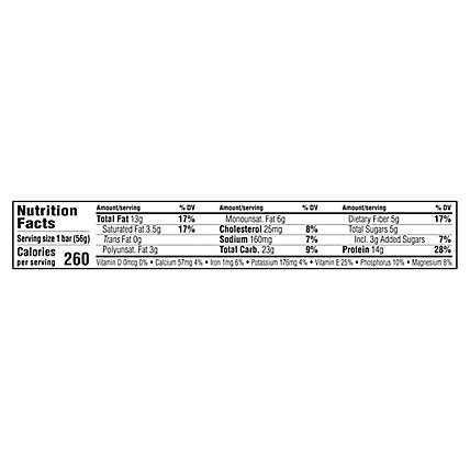 Clif Whey Protein Peanut Butter Chocolate Bar - 1.98 Oz - Image 3