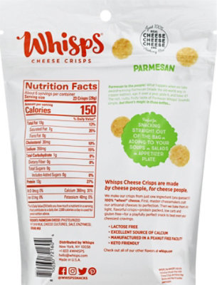 Whisps Parmesan Cheese Crisps Family Size - 6 OZ - Image 6