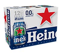 Heineken 0.0 Non-Alcoholic Beer Cans - 12-11.2 Fl. Oz.