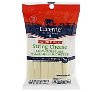 Lucerne String Cheese Whole Milk - 12-1 OZ