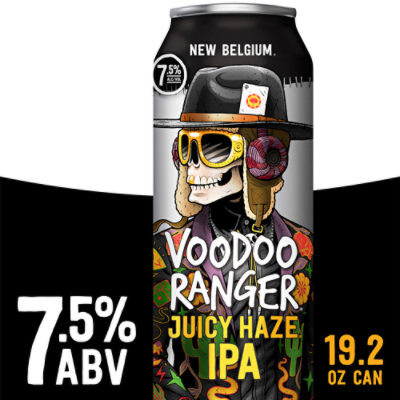 New Belgium Voodoo Ranger Juicy Haze IPA Can - 19.2 Oz