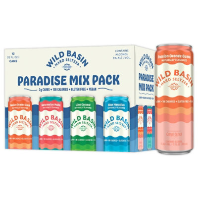 Wild Basin Cocktail Variety In Cans - 12-12 FZ