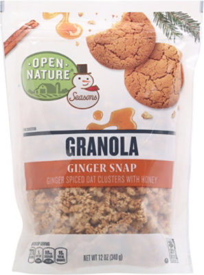 Open Nature Seasons Granola Ginger Snap - 12 OZ - Image 2